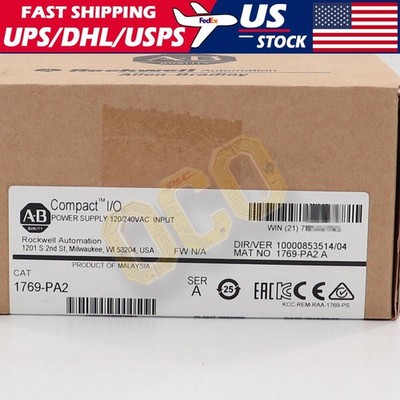 Allen-Bradley 1769-PA2 CompactLogix AC Power Supply Factory Sealed NEW
