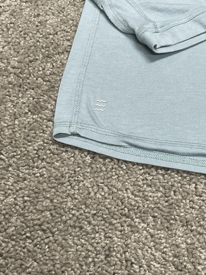 Free Fly 女式衬衫 L 码竹色长袖 ll 拇指孔圆领 — 第 2/4 张图片