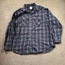 Vintage Heavyweight Carhartt Flannel Mens Extra Large Made In USA Outdoor