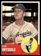 Top 10 Don Drysdale Baseball Cards 17