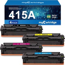 415A (Mit Chip) Toner Kompatibel für HP 415A 415X W2030A W2030X Toner Kompatibel