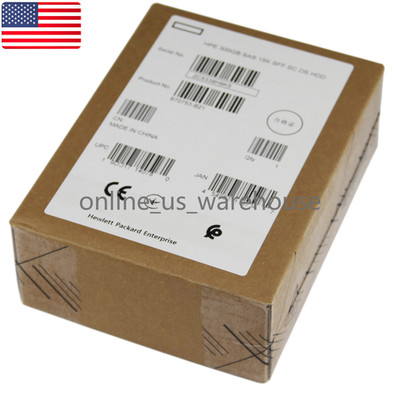HPE 870753-B21 870792-001 300GB 15K 12GB/s SFF 2.5'' SAS SC DS HDD HARD DRIVE New