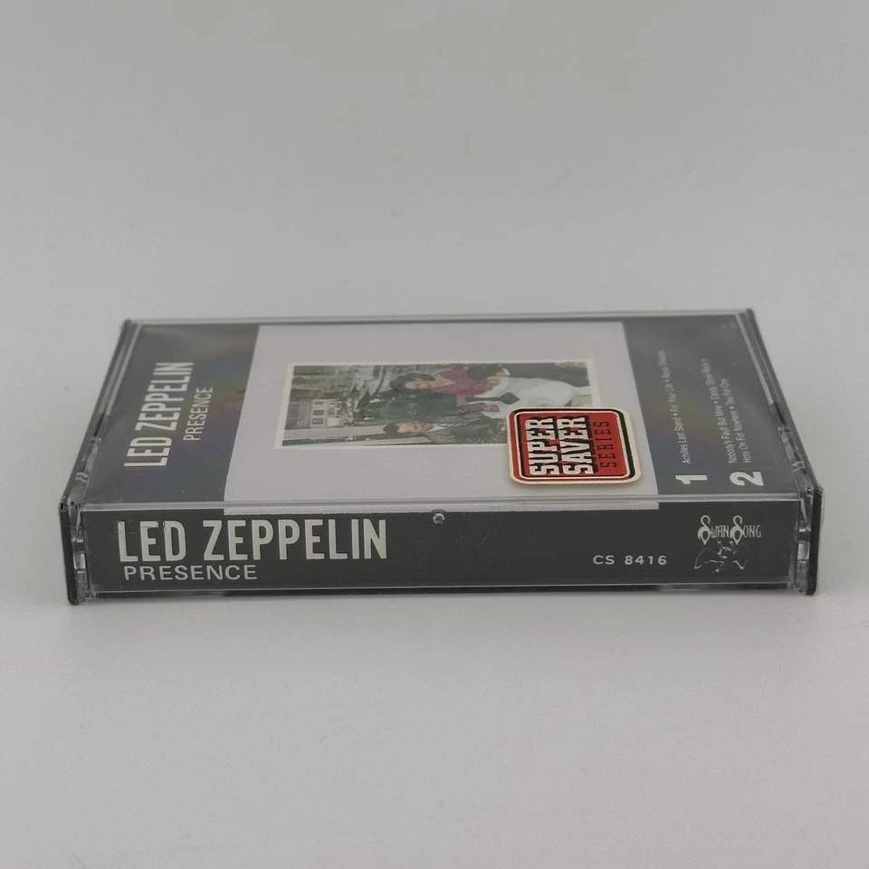 1976 Led Zeppelin Presence Cassette Tape Tp 8416 Swan Song Atlantic SEALED - Image 3 of 4