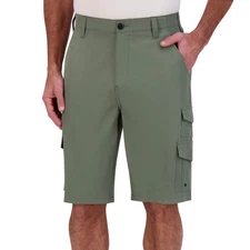 Iron Co Men's Flex Waistband Stretch Hybrid Cargo Short Size 40 Cactus