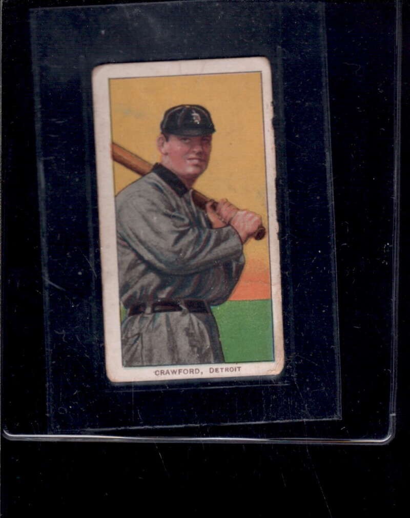 1909 T206 #78 Sam Crawford Batting FAIR X3597501
