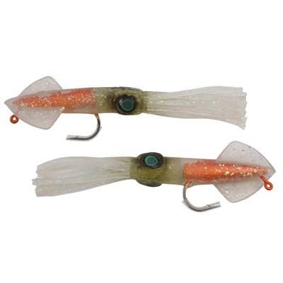 13,5cm Salzwasser Tintenfisch Jig Köder Glow in Dark für Delfin Kingfish Segel