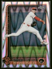 2025 Topps Chrome #30 Tyler Fitzgerald RayWave Refractors