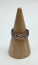 Vintage Woven .925 Sterling Silver Ring Approx. 1.26 Grams  Size 6