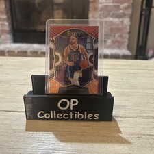 2020-21 Panini Select Concourse Stephen Curry #57 Red White Orange Shimmer Prizm