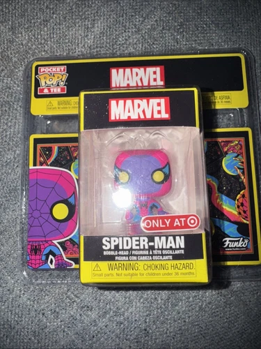 Funko Pop Pocket / Minis Marvel Spider-man Black Light Target Exclusive 2021