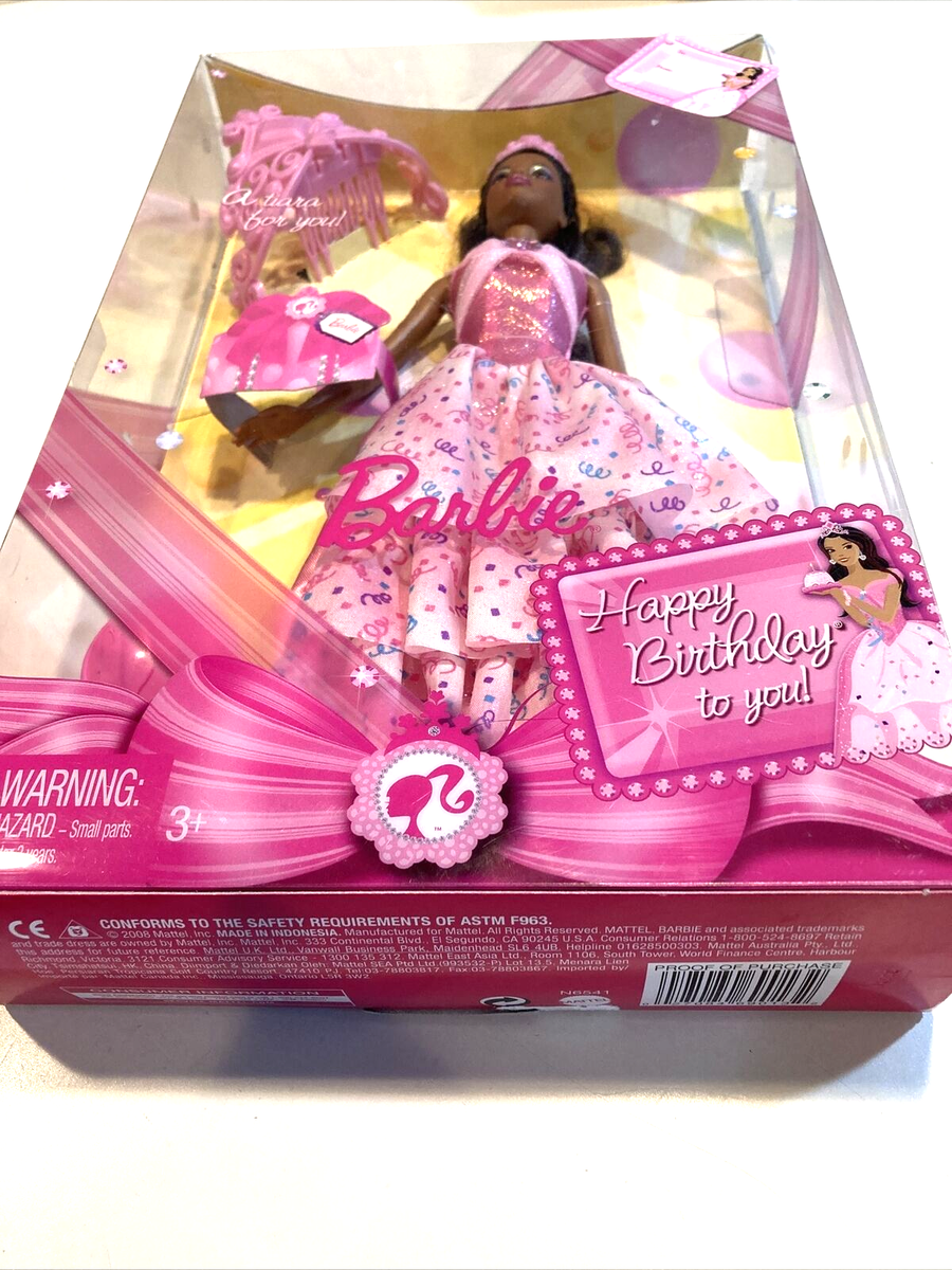 BARBIE / JOYEUX anniversaire / Mattel / 2013 / neuf en boîte EUR 44,90 - FR