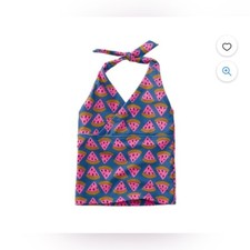 Tea Collection girls Tie-Tankini Watermelon Pink Swim Set