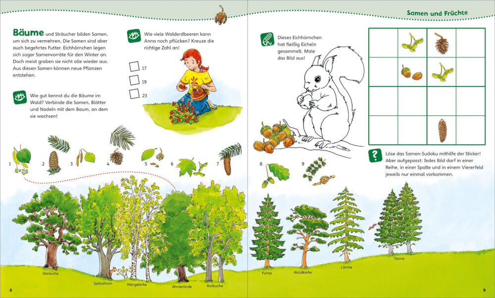 Thumbnail - Tessloff Was Ist Was Junior Mitmach-heft Wald