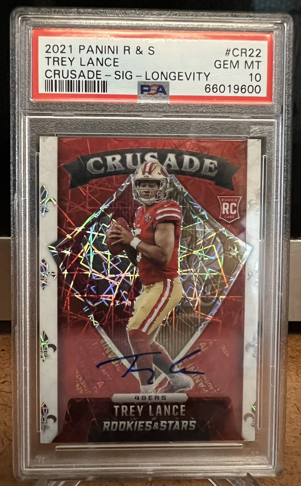 Trey Lance Panini Rookies & Stars Crusade #CR22 Longevity