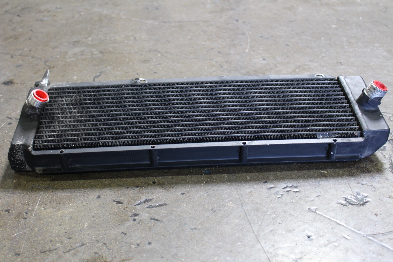 Ferrari 456 M, Engine Oil Cooler, Bent Fins, Used, P/N 164616