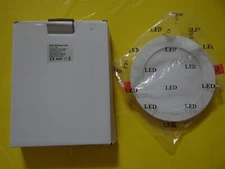 NEW 9W Non-Dimmable 5" LED 4000K Recessed Ceiling Panel Thin Light Fixture