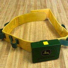 Kids John Deere Talking Work Belt w/ Sounds Green  Yellow Adjustable Farm Toy