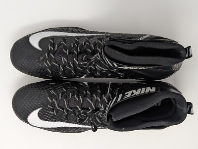 NEW Nike Lunarbeast Skin Football Cleats 847725-011 Mens 18 High Top Black Shoes Nike Lunarbeast Skin Football Cleats Black 847725-011 Mens  main image 3