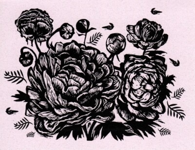 Peony Peonies Garden Flowers Gina Palmer Blank Note Card