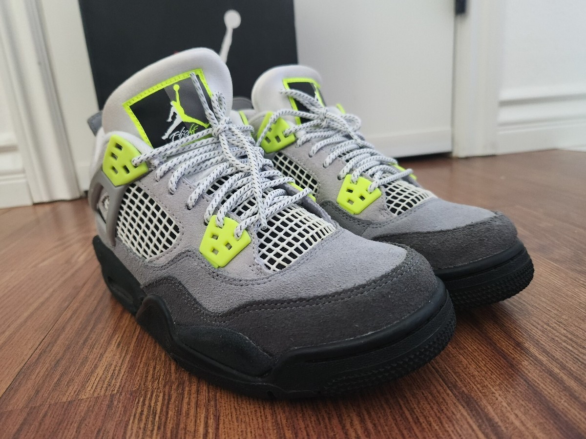 Air Jordan 4 Retro SE Neon 95 CT5343 007 2020 Size 5.5Y w Air Jordan 4 Retro SE Neon 95 CT5343 007 2020 Size 5.5Y w