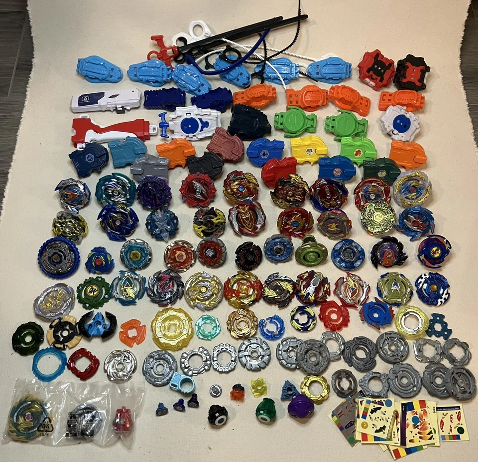 Takara Tomy Hasbro Beyblade Gran Lote Ráfaga Bakuten Disparar Furia de Metal y Piezas Foto 2 de 4