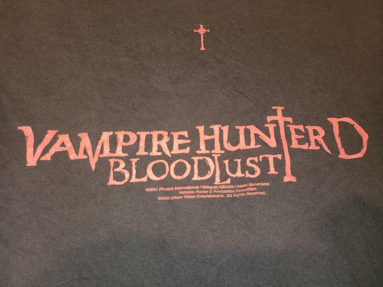Vintage Vampire Hunter D Bloodlust Anime 2000 Shirt Size Small