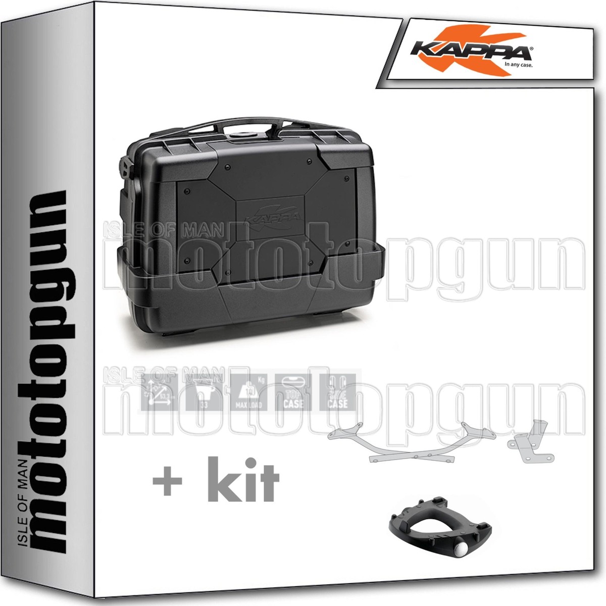 KAPPA TOP CASE KGR33N GARDA YAMAHA XSR 900 2020 20 2021 21 UK