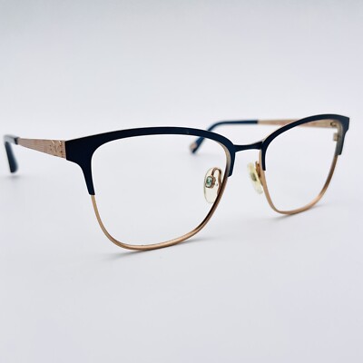 TED BAKER Brille MATT BLAU CATS EYE Brillengestell MOD: AERIN 2240 682