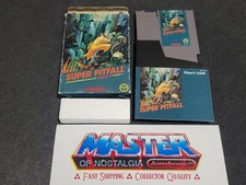 NES Nintendo SUPER PITFALL Complete 1st Print CIB Box Game No REV Rare