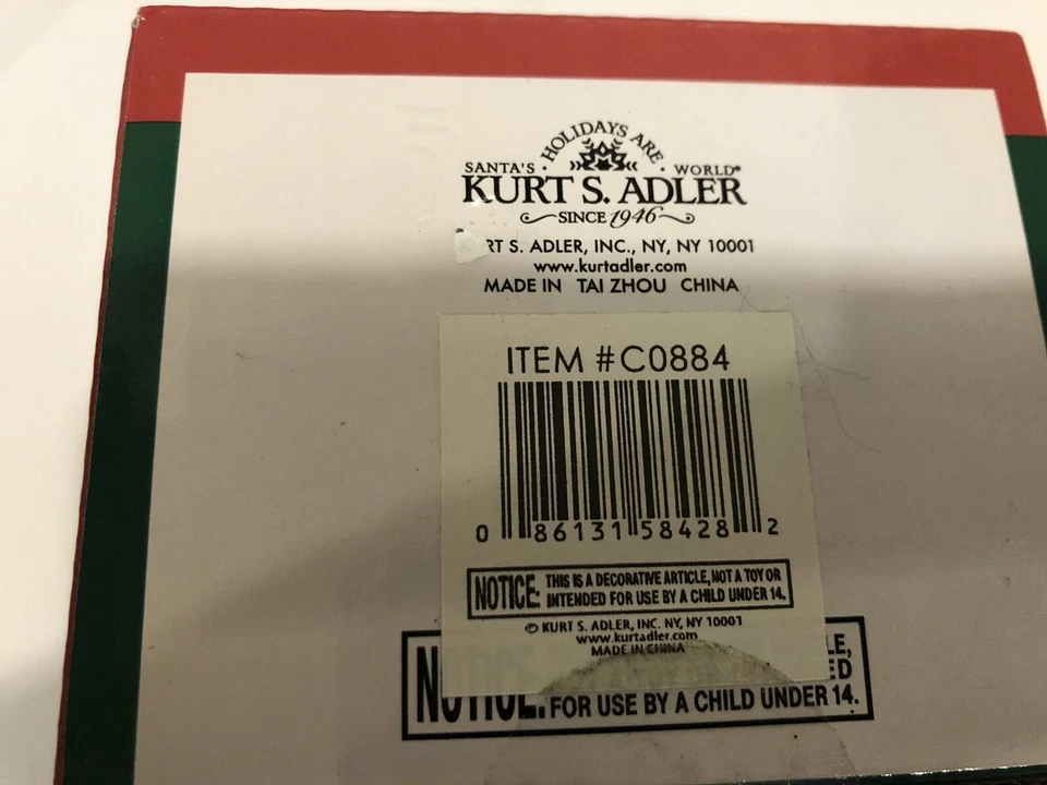 5" Wooden Chubby Nutcracker By Kurt S. Adler - Image 4 of 4