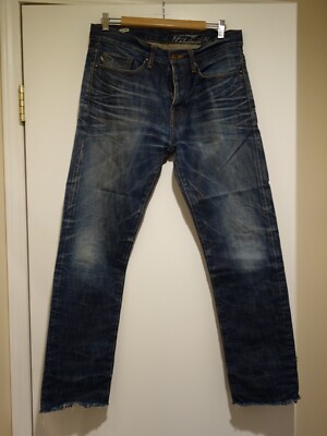 FLYING HORSE SELVEDGE DENIM JEANS, SLIM FIT, Size 32