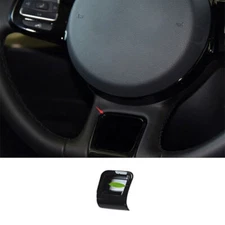 For VW Beetle 12-19 Gloss Black Steering Wheel U Sheet Control Cover Trim