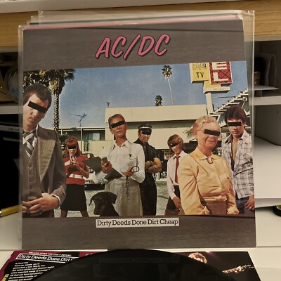AC/DC LP DIRTY DEEDS DONE DIRT CHEAP 9476f