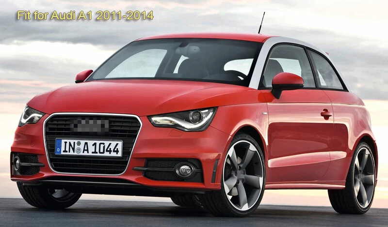 Tubo de escape azul titanio silenciador tubo de escape punta para Audi A1 2011-2014 12 13 Foto 2 de 4