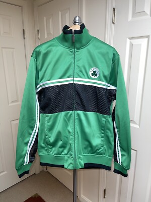 NBA UNK BLUE LABEL MEN BOSTON CELTICS FULL ZIP JACKET Sz M Mint