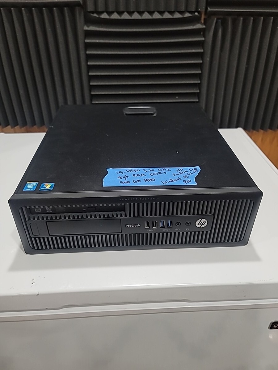 ☆HP ProDesk 600 i5-4570 8GB 500GB Win10 Amazon.com: HP ProDesk 600 G1 SFF Slim Business Desktop