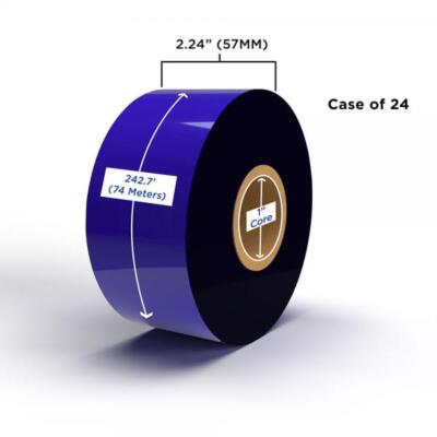Clover Imaging CIGZW05774 Wax for Zebra 1/2 Desktop (DT) Printers TLP-2844, 2242