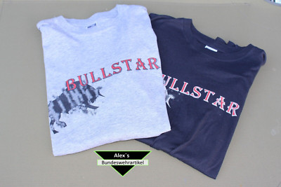Shirt T-Shirt Langarm Oberteil Bullstar Neu versch. Farben Grau Schwarz