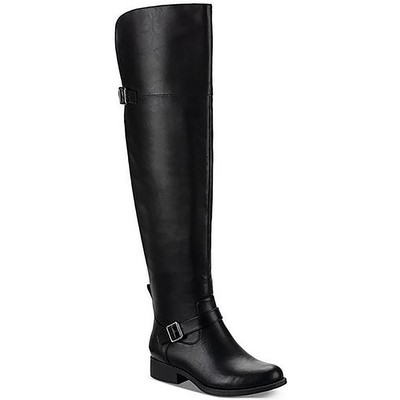 Sun + Stone Womens Anya Black Over-The-Knee Boots 8 Medium (B,M) BHFO 3766