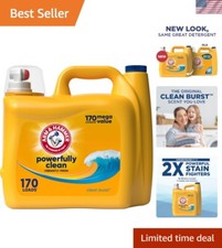Clean Burst Liquid Laundry Detergent, 170 fl oz – Deep Clean & Fresh Fragrance 0.14 per gallon
