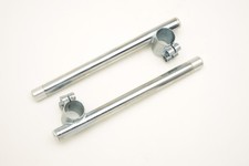 COPPIA SEMIMANUBRI UNIVERSALI IN ACCIAIO ZINCATO PER MOTO D'EPOCA DM 32 mm