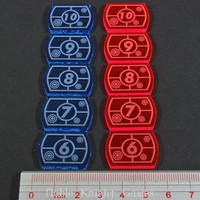 Litko Token Set Space Wing - Target Lock Tokens 6-10 (10) Mint on sale Litko Token Set Space Wing - Target Lock Tokens 6-10 (10) Mint on sale