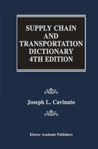 Thumbnail - Supply Chain And Transportation Dictionary 2079