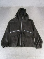 Zara Hoodie Womens Small Black Full Zip