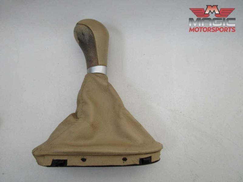 03-11 Mercedes W211 W219 CLS63 AMG Shifter Boot Trim Keyless Go Beige OEM
