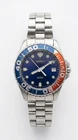 Vintage Seiko SQ 100 Pepsi Diver Style V742-8A60 Quartz Men's Watch Blue Dial