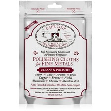 Cape Cod Polishing Cloths for Fine 4x6 Inch Pack of 2 , Stainless Steel