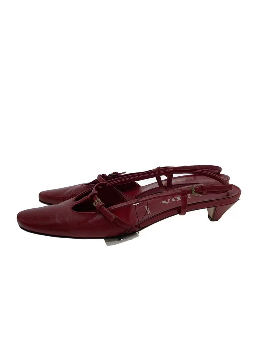 Prada Sandals 36 Red Jlk28