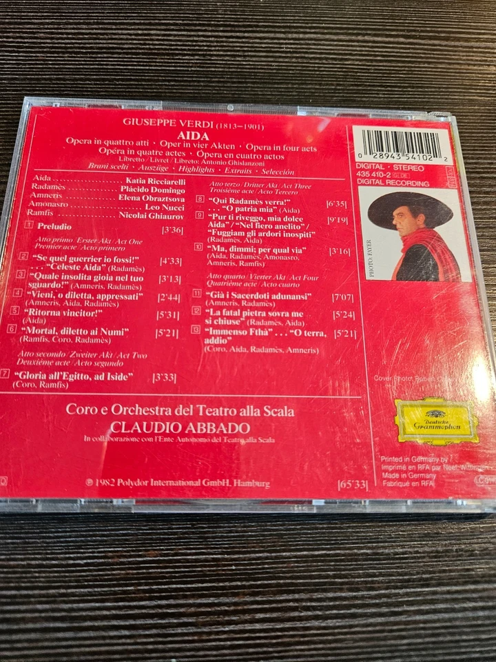 Aida (Verdi ) von Placido Domingo | CD | Zustand gut - Bild 4 von 4
