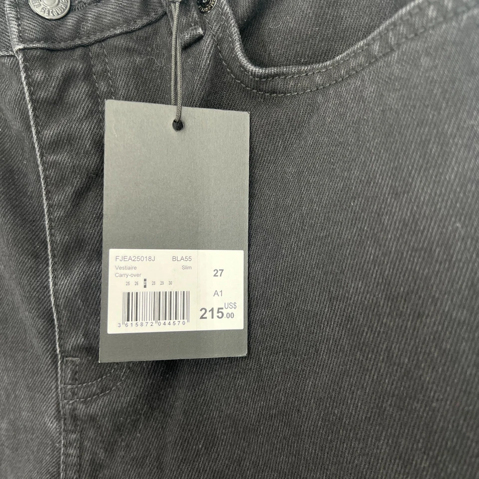 Pantalones de mezclilla The Kooples para mujer 27 negros vestiario de pierna recta Foto 4 de 4